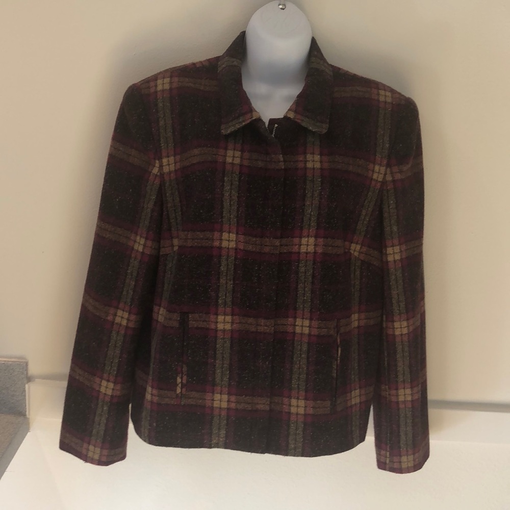 Norton McNaughton wool Zip jacket.